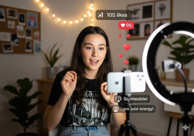 Thí sinh TikTok Minh Ngọc Bolero tương tác với người hâm mộ trên livestream