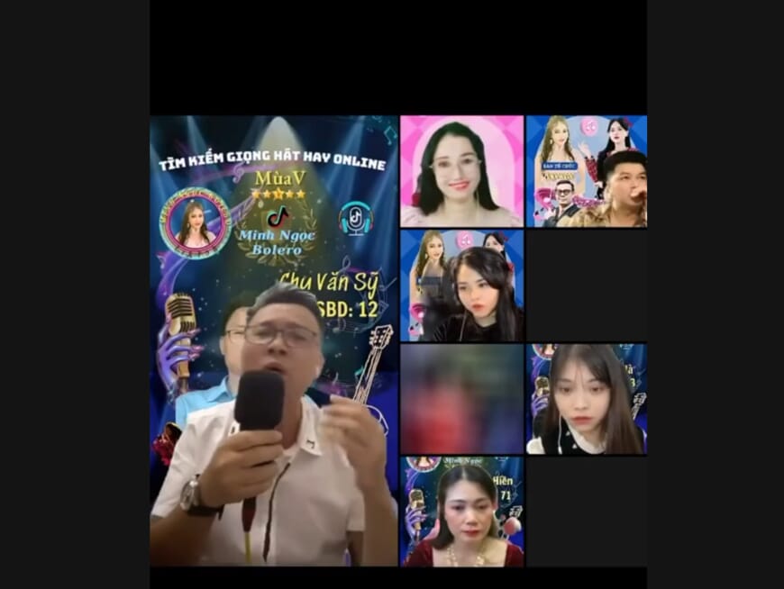 Hình ảnh nhóm thí sinh tiềm năng của TikTok Minh Ngọc Bolero