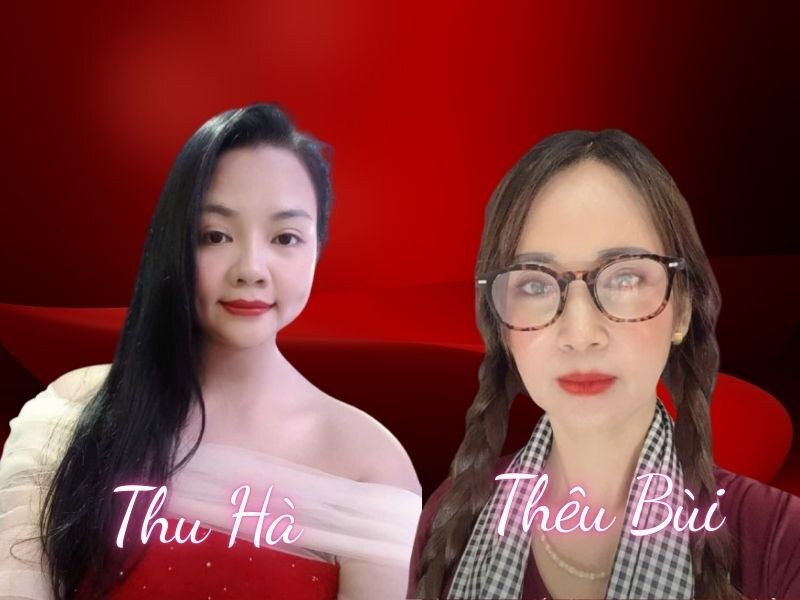 Thí sinh Thu Hà và Thêu Bùi, hai gương mặt nữ nổi bật của cuộc thi TikTok Minh Ngọc Bolero