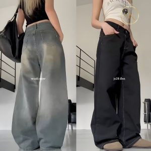 quan-jeans-ong-suong-nhieu-mau-1 Mẫu quần jeans ống suông nhiều màu
